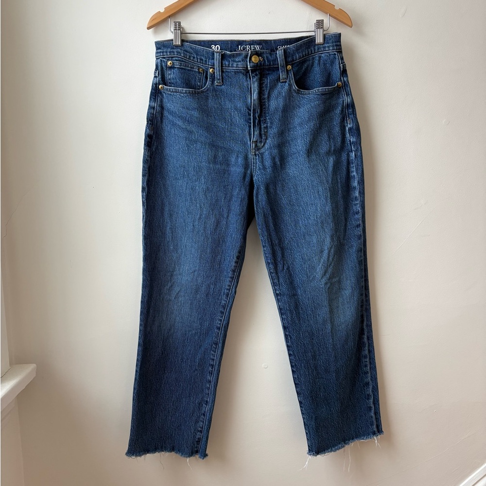 J. Crew Straight Leg with Raw Hem Jeans - Picture 5 of 13